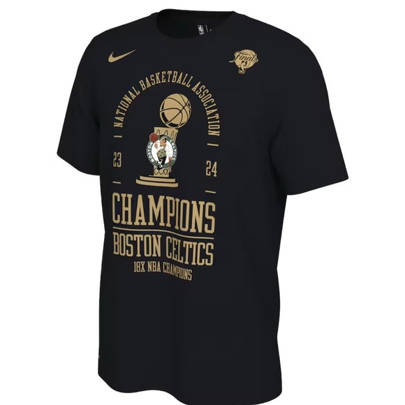 Boston Celtics NBA Finals Nike Champions Official Locker Room T-Shirt Size 3XL - Picture 2 of 8